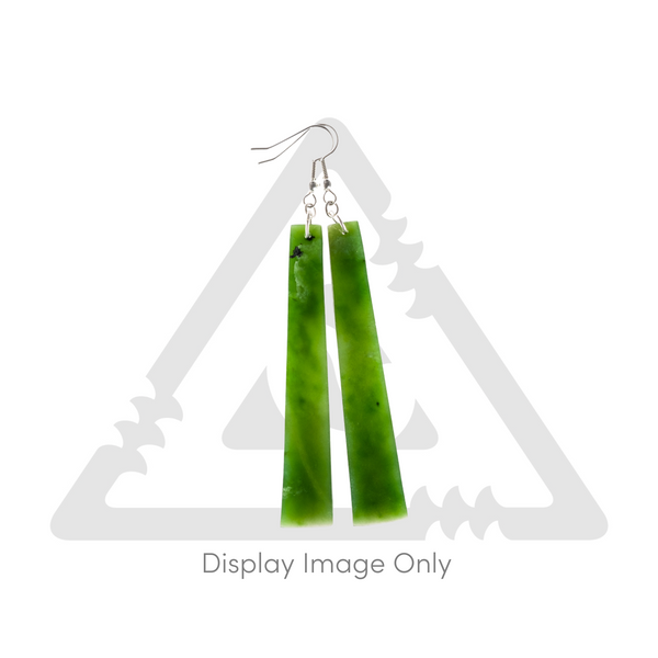 Long Square Roimata Earrings