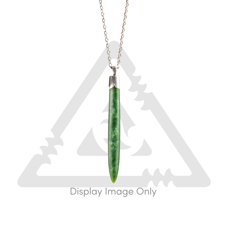 Sterling Silver Contemporary Long Roimata